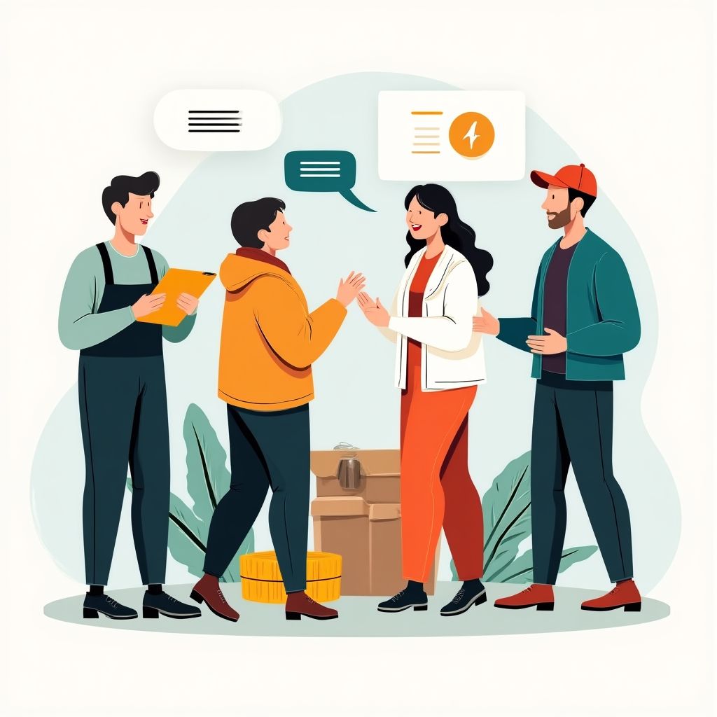 Icono de apoyo comunitario