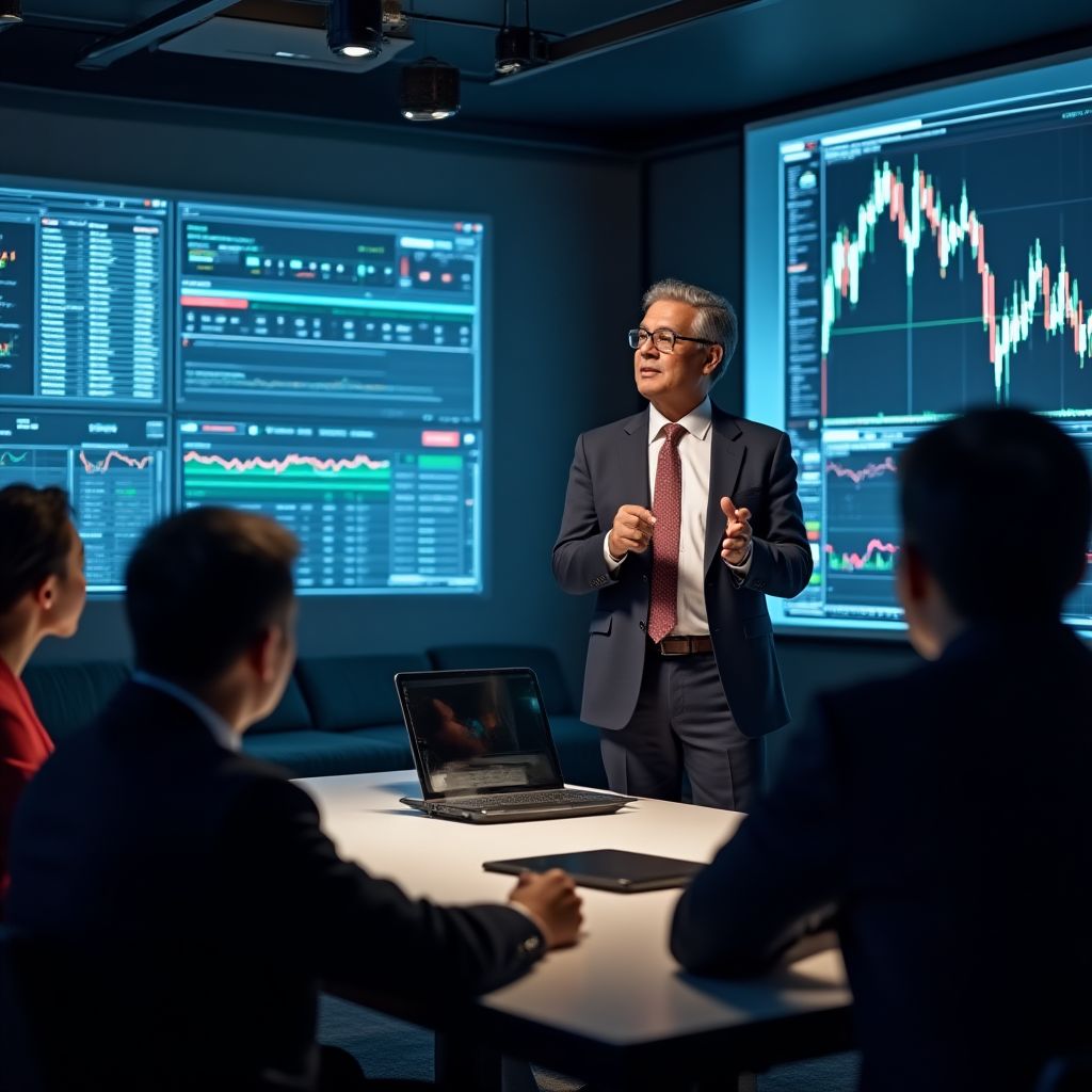 Sesión de trading en vivo